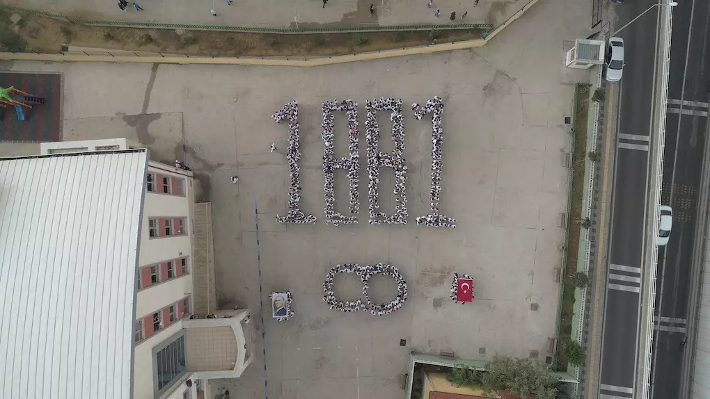 Kocaeli 10 Kasım Anma Töreni Havadan Çekim